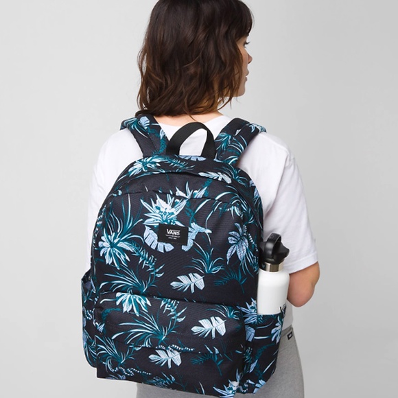 Vans Backpack Old Skool H2O Black Green Floral New With Tags main image 5